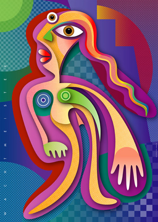 Octopus Girl by Bernd Wachtmeister